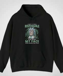Rick and Morty Can’t be Held Responsible Hoodie SM