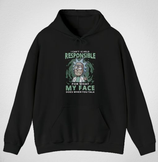 Rick and Morty Cant be Held Responsible Hoodie