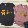 Valentine Pooh Bear Couple I Like Honey His Honey T Shirt