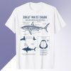 Great White Shark Anatormy T Shirt