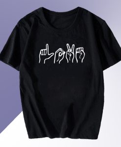 Love Sign Language T Shirt
