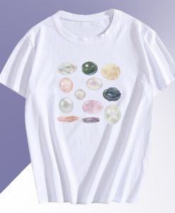 Coquette Aesthetic Pearls T Shirt