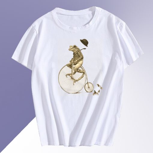 Frog on Bike T shirt