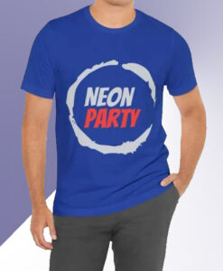 Neon Party Printing T Shirt